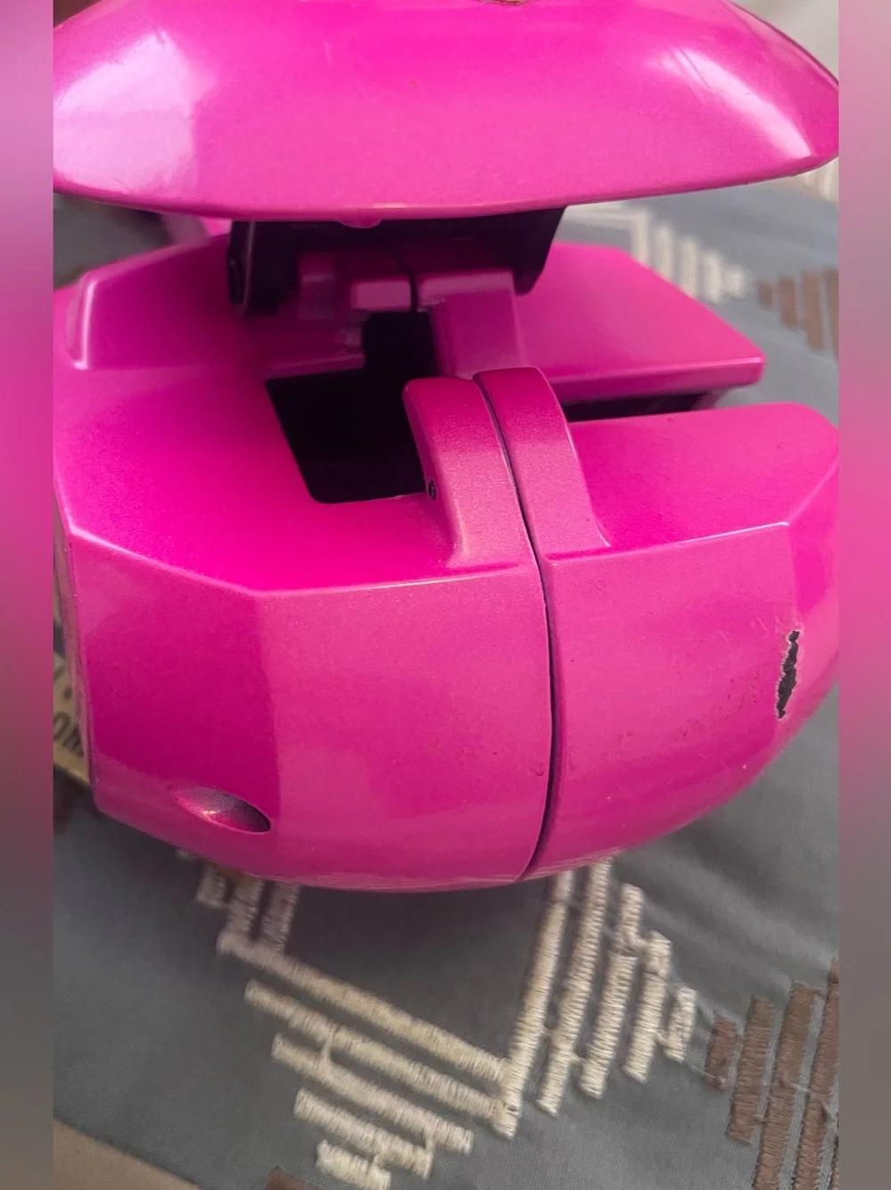 Unbranded Hot Pink Portable Hair Dryer Brush